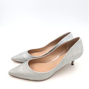 Jewel Badgley Mischka Royalty Kitten Heel Evening Pumps Women's Size US10 EU41